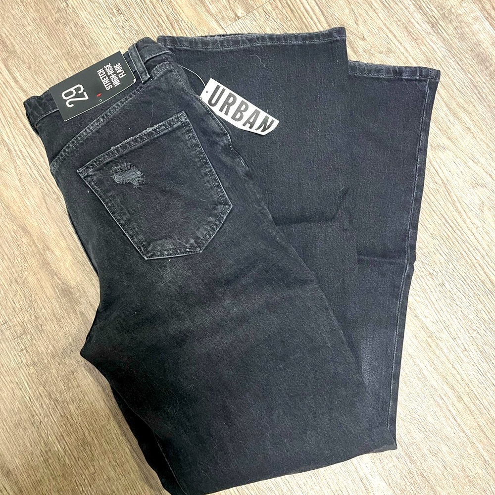 BDG Black High Rise Flare Jeans